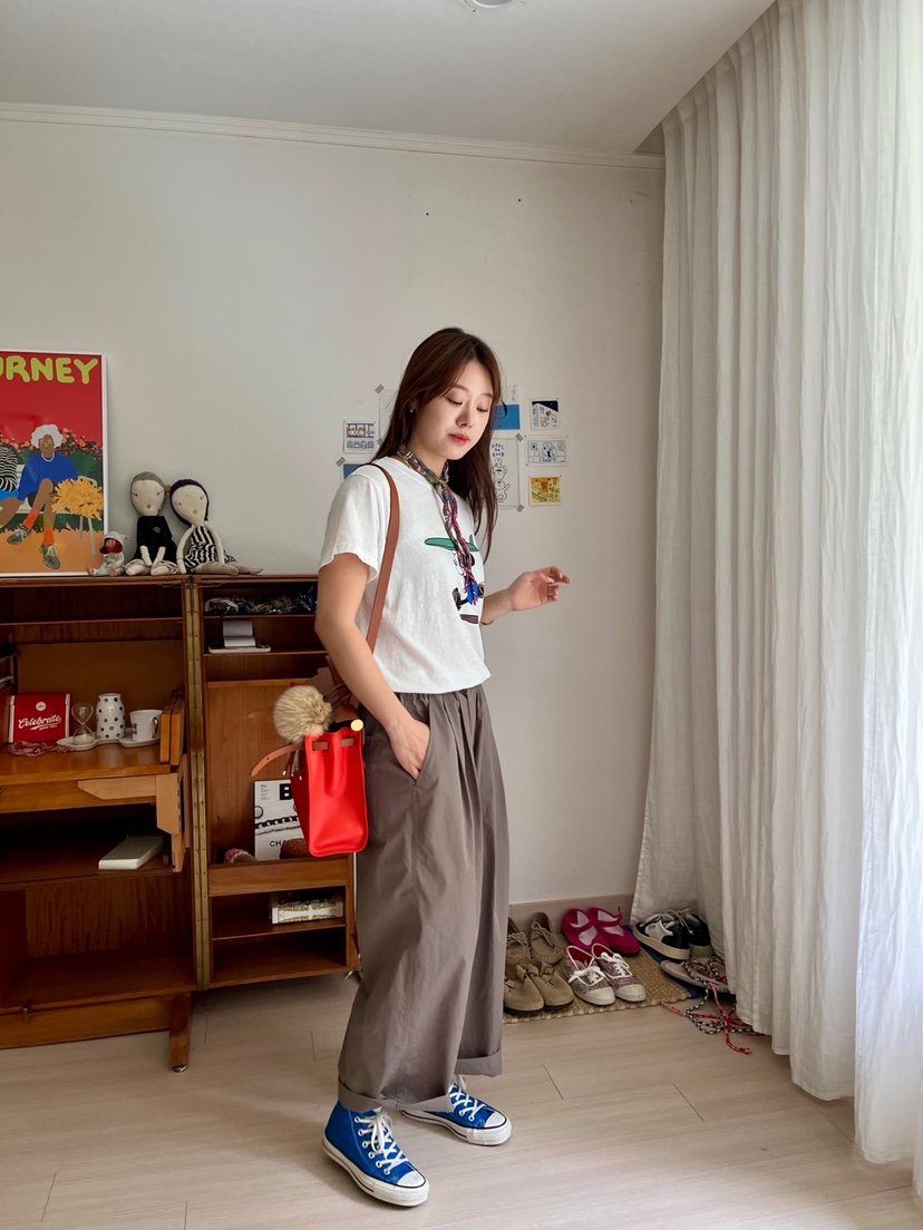 AT NOTE韓國直郵㊣女裝新品真品推薦時尚熱賣職業25春夏休閑褲AT NOTE休閑褲