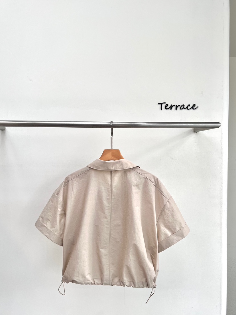 TERRACE韓國直郵㊣女士新品時尚熱賣25春夏人氣推薦襯衫蕾絲衫TERRACE襯衫/蕾絲衫