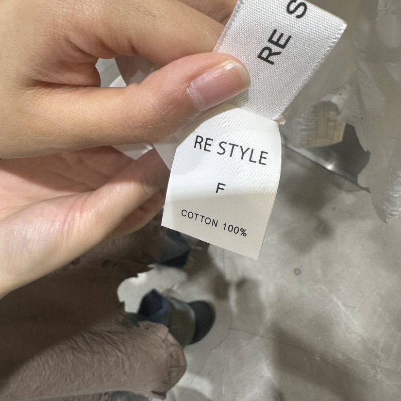 RE STYLE-Q東大門㊣實拍女裝新品人氣25春夏休閑連衣裙刺繡RE STYLE連衣裙