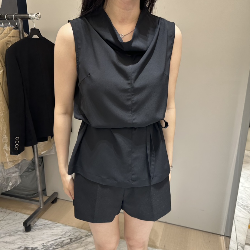 MER東大門㊣直郵女士新款人氣熱賣職業推薦休閑吊帶背心含腰繩MER/ANGELO BIANCO吊帶/背心圖色2
