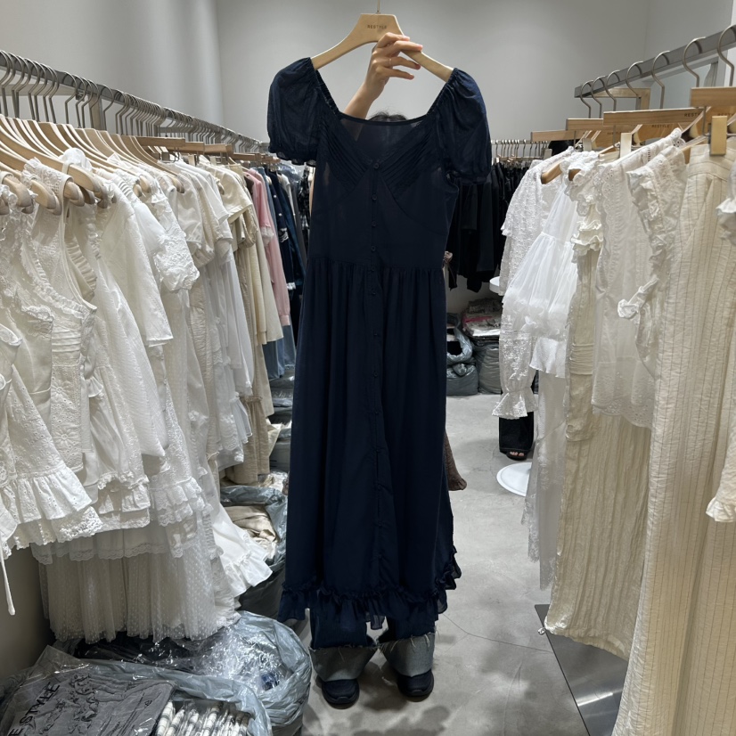 RE STYLE-Q東大門㊣直郵女士新款熱賣休閑人氣職業連衣裙RE STYLE連衣裙圖色2