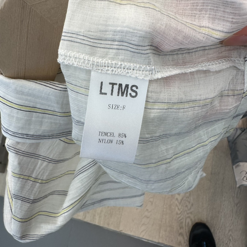 LTMS東大門㊣直郵女裝新品推薦真品時尚職業休閑襯衫蕾絲衫LTMS襯衫/蕾絲衫