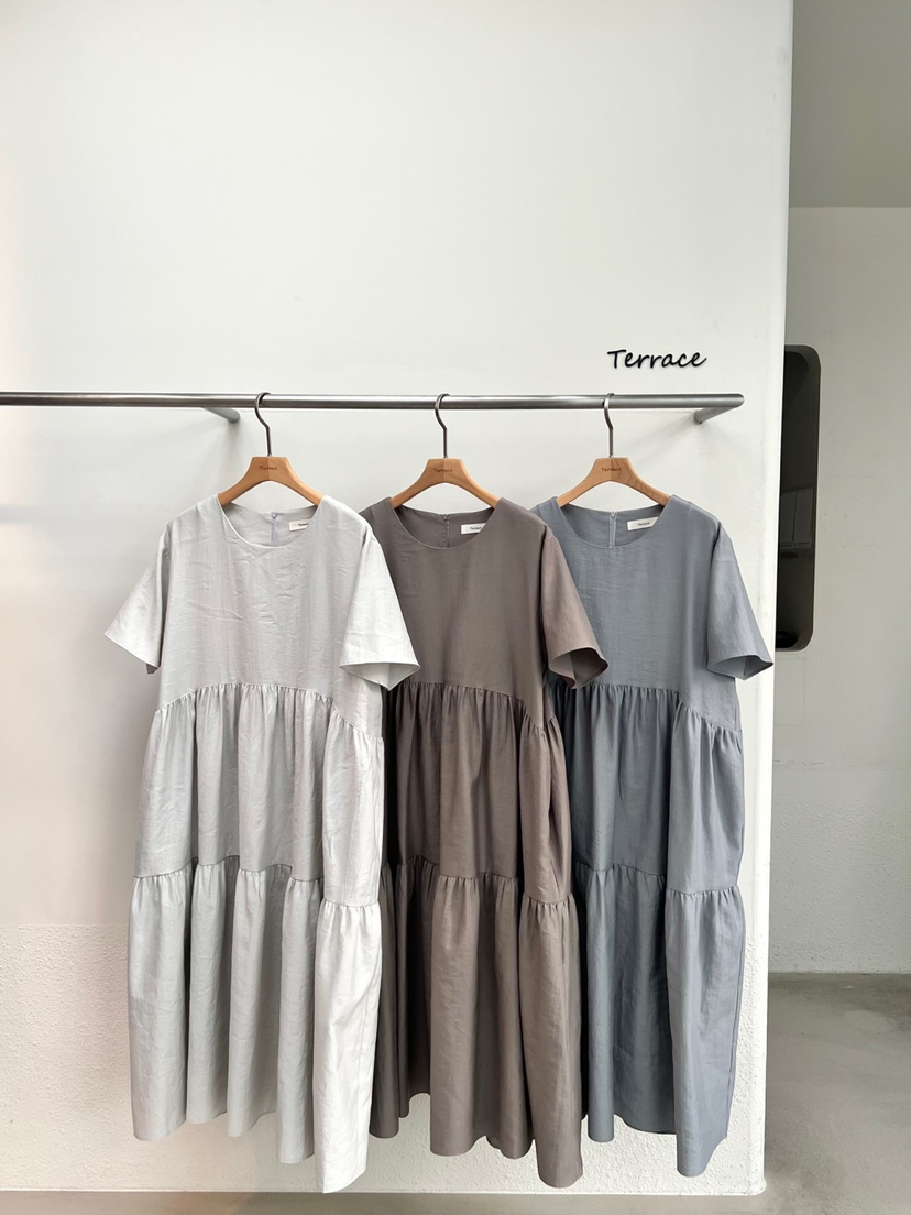 TERRACE韓國代購㊣女士新品25春夏人氣真品推薦休閑時尚連衣裙TERRACE連衣裙