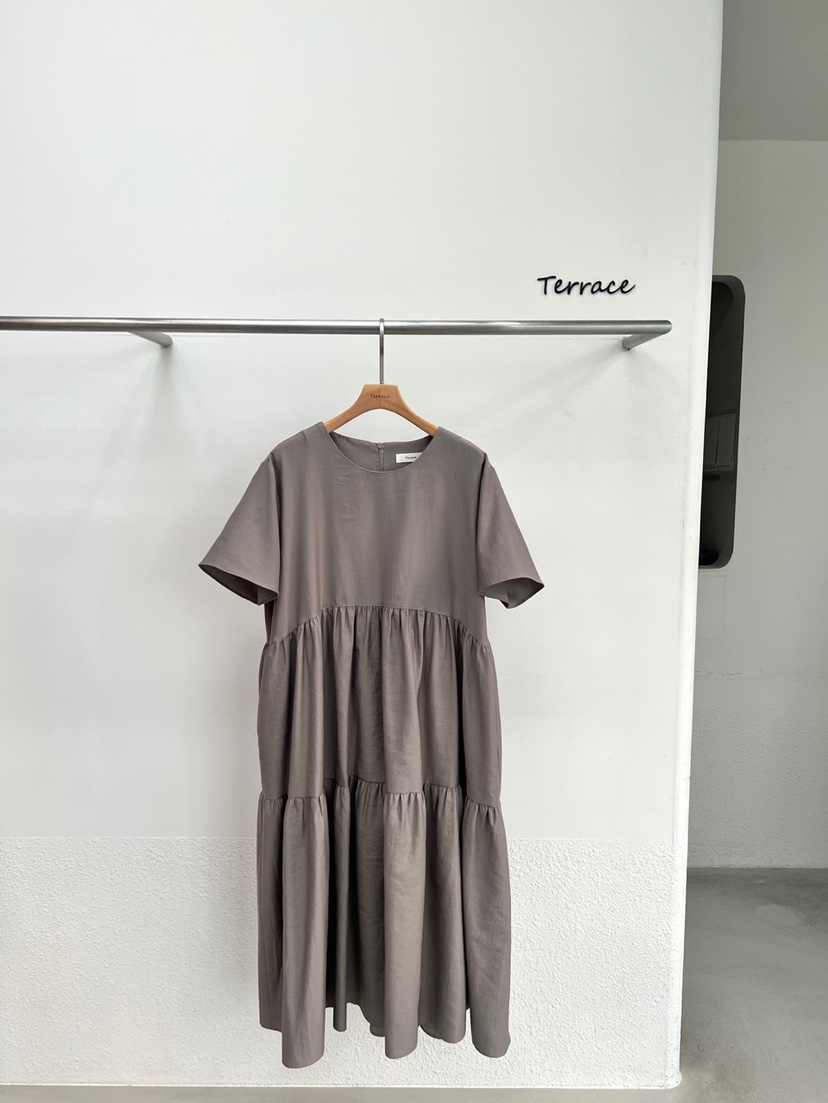 TERRACE韓國代購㊣女士新品25春夏人氣真品推薦休閑時尚連衣裙TERRACE連衣裙圖色2