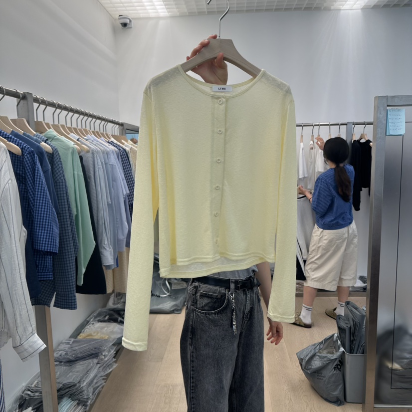LTMS東大門㊣實拍女裝新品25春夏熱賣推薦真品休閑職業針織衫LTMS針織衫圖色1