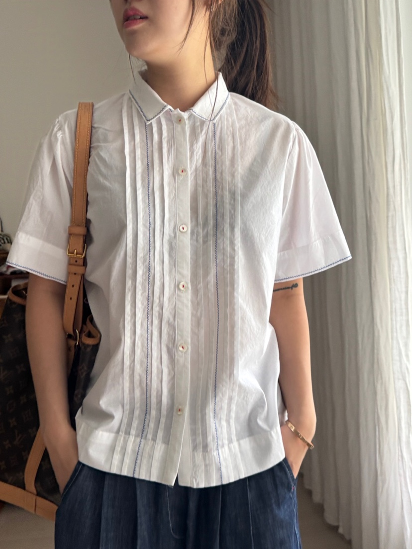 AT NOTE東大門㊣代購女裝新品人氣休閑25春夏職業襯衫蕾絲衫AT NOTE襯衫/蕾絲衫