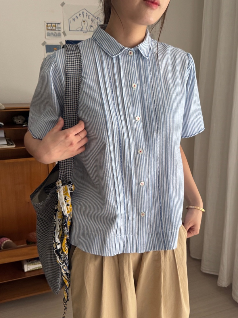 AT NOTE東大門㊣代購女裝新品人氣休閑25春夏職業襯衫蕾絲衫AT NOTE襯衫/蕾絲衫