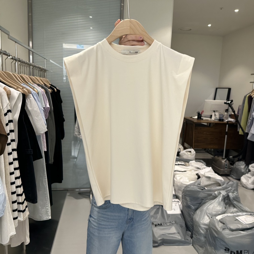 PLAMM東大門㊣代購女士新品時尚熱賣休閑職業推薦人氣吊帶背心PLAMM吊帶/背心圖色2