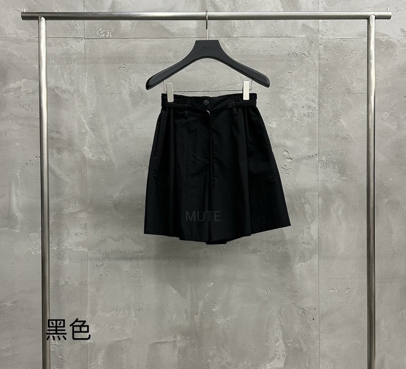 MUTE-P東大門㊣代購女士新款職業25春夏熱賣推薦短褲含腰帶MUTE短褲圖色4