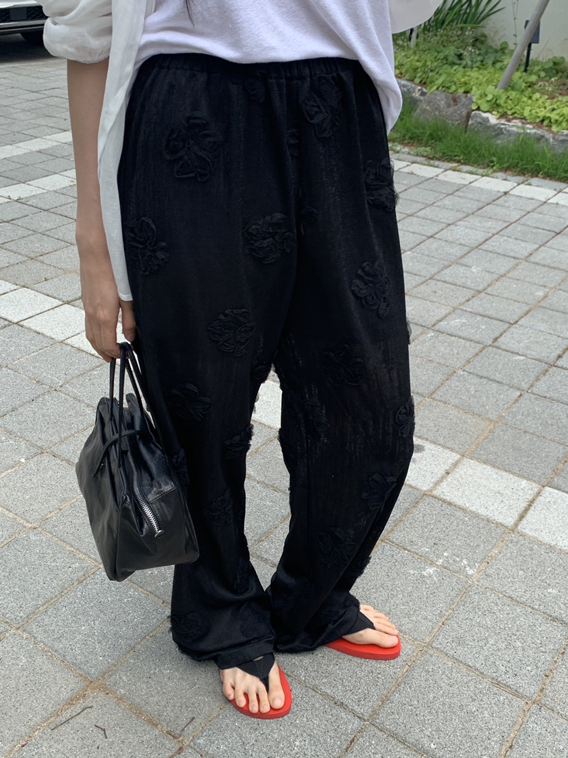 LOGARDEN東大門㊣直郵女裝新款職業25春夏時尚人氣熱賣休閑褲LO GARDEN休閑褲圖色2