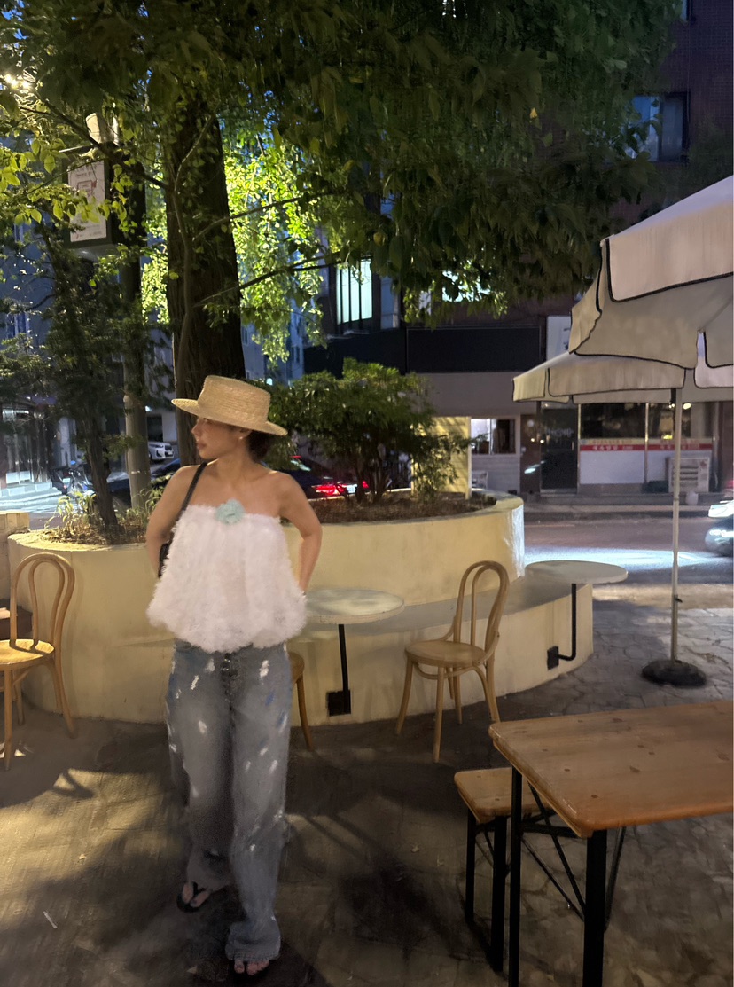 PLATFORM-L韓國直郵㊣女士新款熱賣25春夏真品人氣吊帶背心PLATFORM吊帶/背心