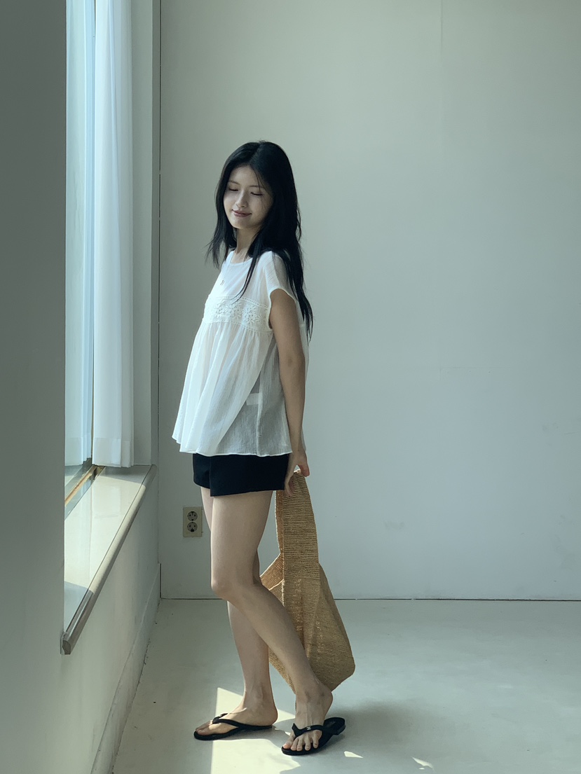 LOGARDEN東大門㊣代購女裝新品熱賣25春夏人氣推薦襯衫蕾絲衫LO GARDEN襯衫/蕾絲衫