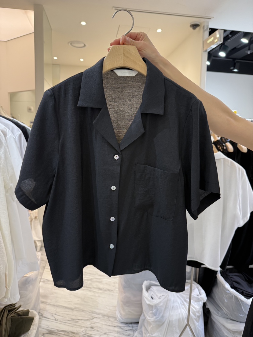 YIKHO STYLE東大門㊣實拍女裝新品職業休閑推薦襯衫蕾絲衫YIKHO STYLE襯衫/蕾絲衫圖色2