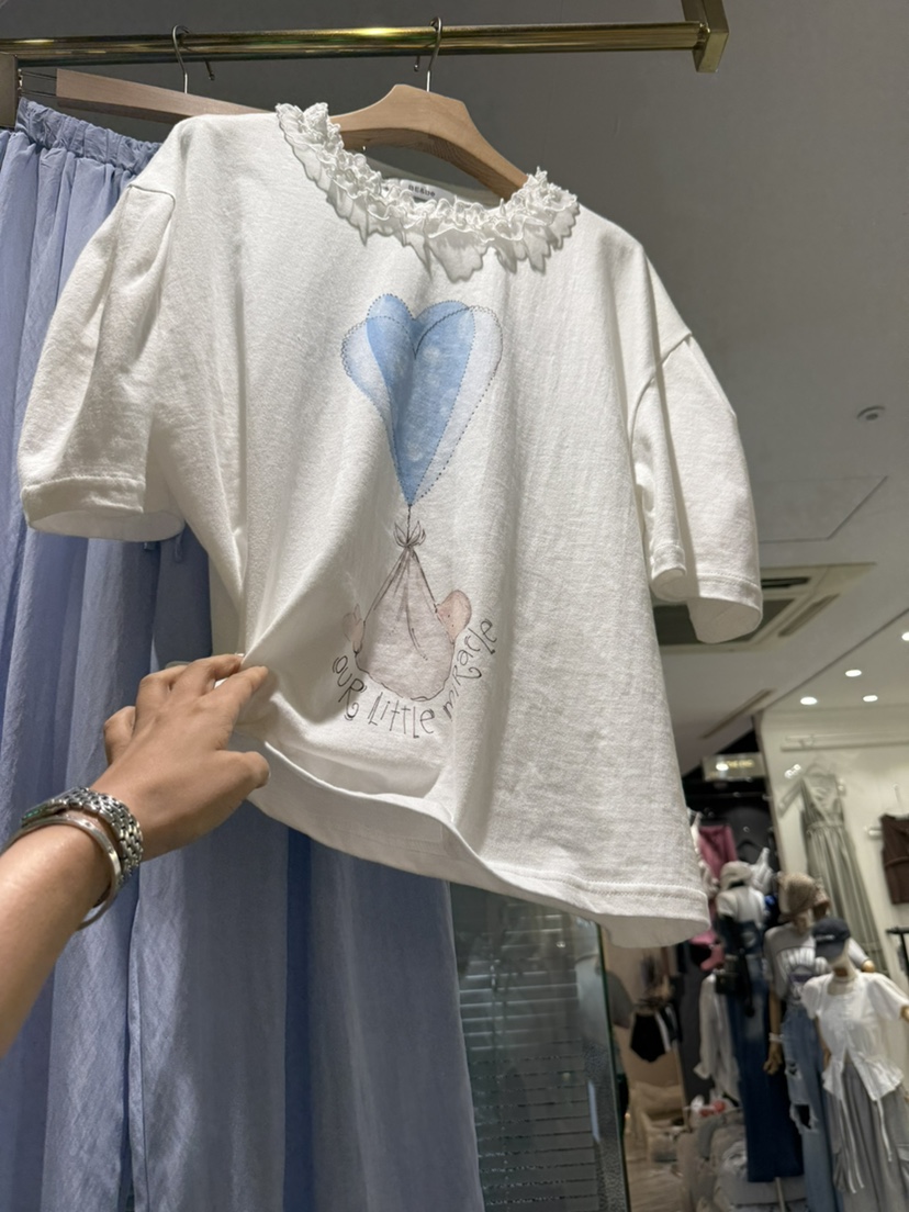 BE&BE韓國直郵㊣女士新品推薦休閑職業熱賣真品25春夏T恤BE&beT恤