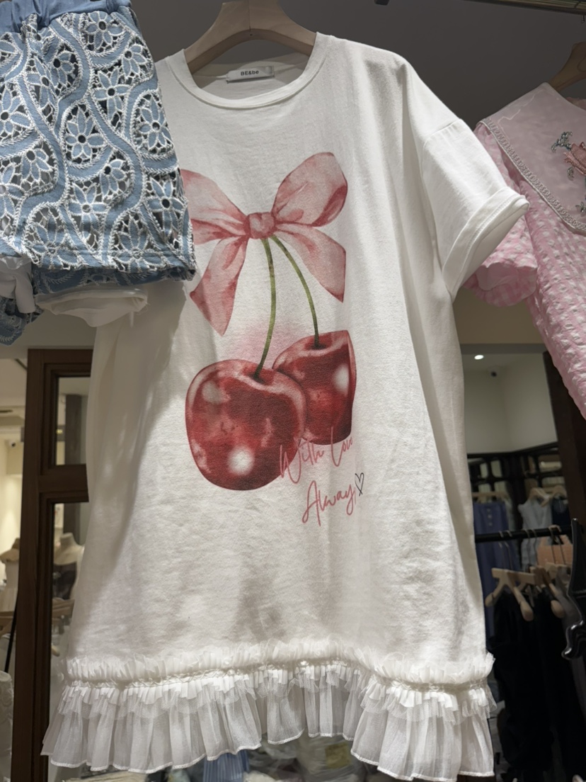 BE&BE東大門㊣直郵女裝新品人氣推薦休閑職業25春夏T恤BE&beT恤圖色2