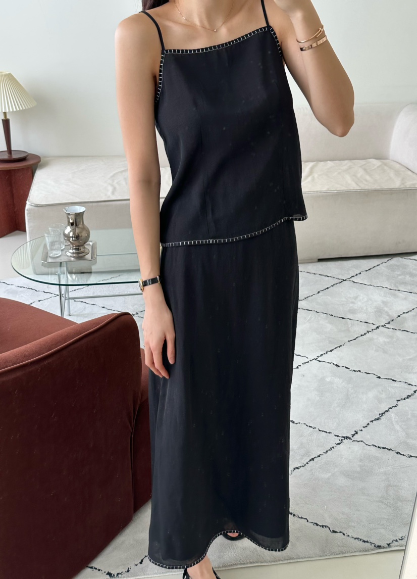 LE VASE東大門㊣直郵女裝新款職業熱賣真品休閑人氣吊帶背心LE VASE吊帶/背心