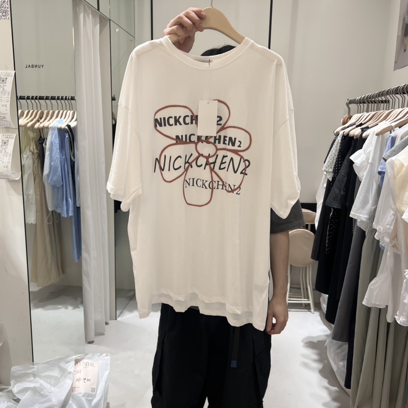 YUNBAL東大門㊣直郵女裝新品25春夏推薦時尚人氣休閑真品T恤YUNBALT恤