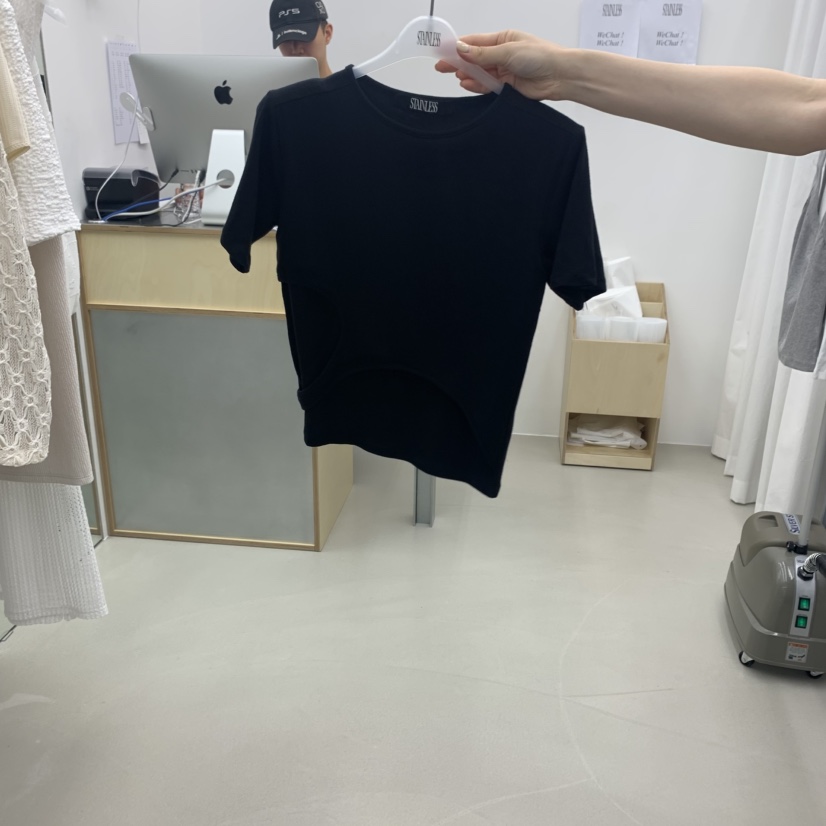 STAINLESS東大門㊣代購女士新款25春夏人氣熱賣推薦休閑T恤STAINLESST恤圖色3