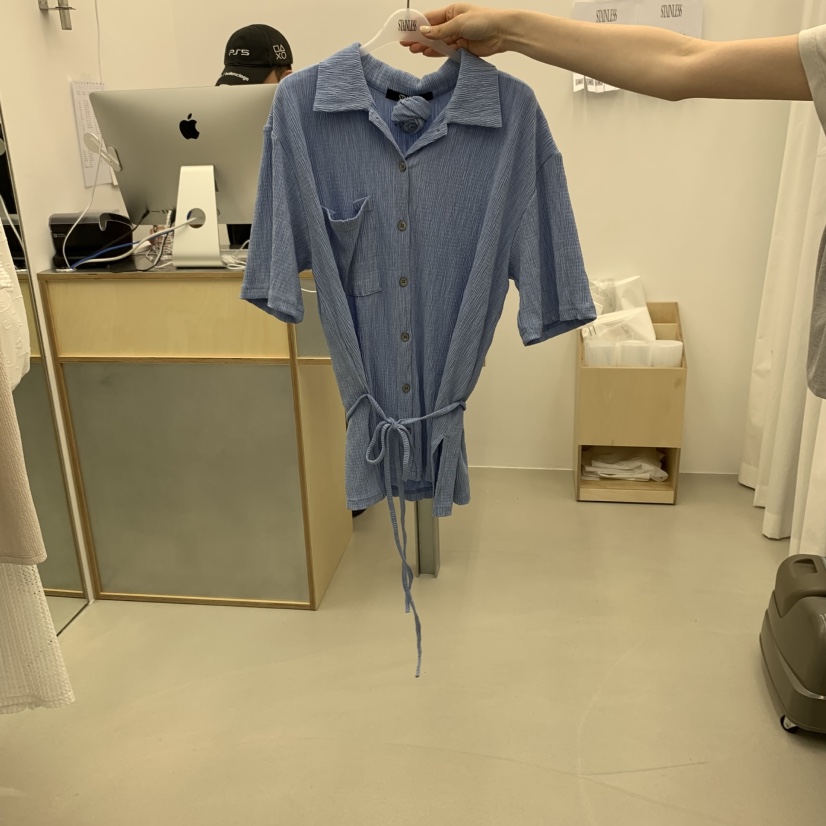 STAINLESS韓國代購㊣女士新款時尚人氣休閑真品推薦襯衫蕾絲衫STAINLESS襯衫/蕾絲衫圖色2