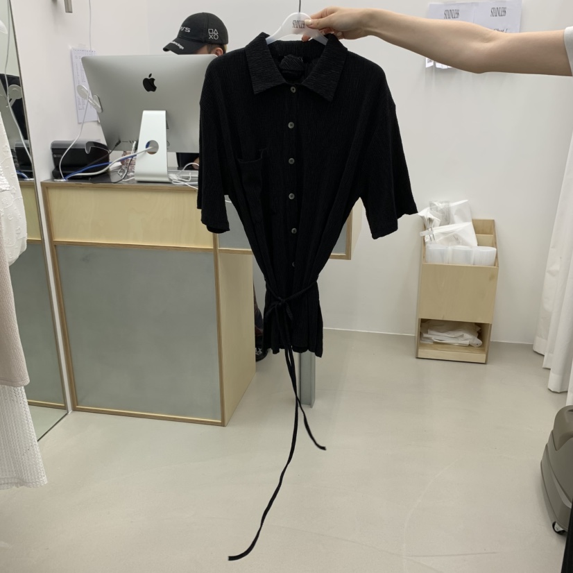 STAINLESS韓國代購㊣女士新款時尚人氣休閑真品推薦襯衫蕾絲衫STAINLESS襯衫/蕾絲衫圖色3