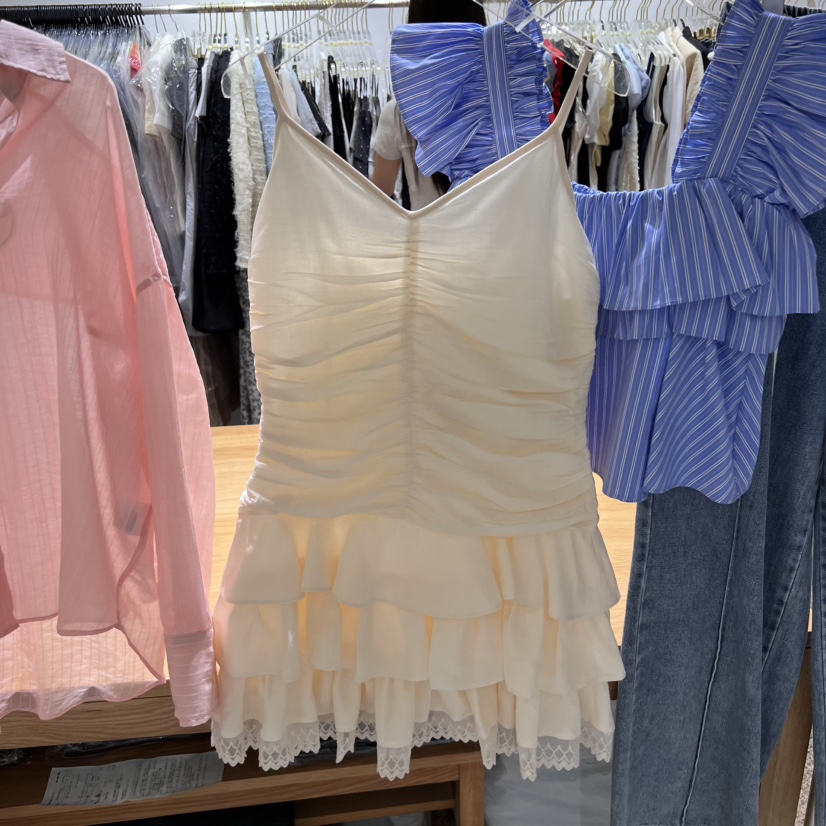 LE MASTERPLACE東大門㊣直郵女裝新品休閑真品時尚連衣裙亞麻Le masterpiece連衣裙圖色2