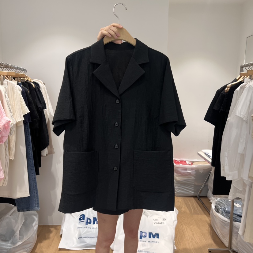 OUR-A東大門㊣直郵女士新品熱賣休閑時尚職業推薦人氣夾克OUR-A夾克圖色2