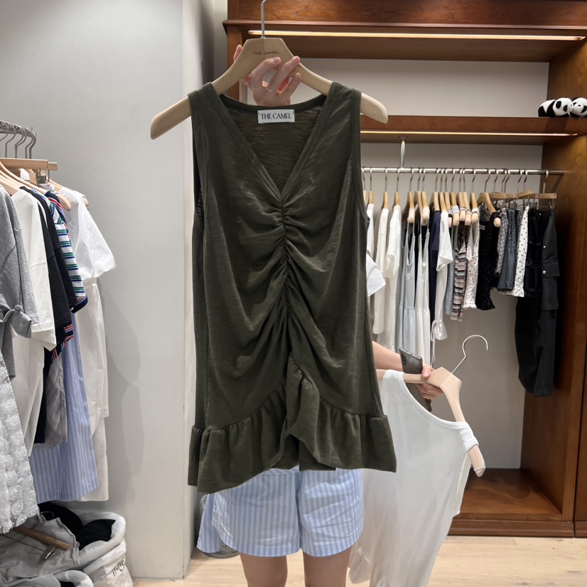 THE CAMEL東大門㊣直郵女士新品熱賣吊帶背心the came_l 家吊帶/背心圖色2