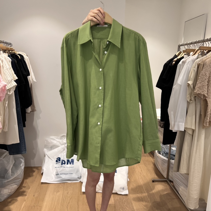 OUR-A東大門㊣實拍女裝新款25春夏人氣休閑推薦襯衫蕾絲衫OUR-A襯衫/蕾絲衫圖色2
