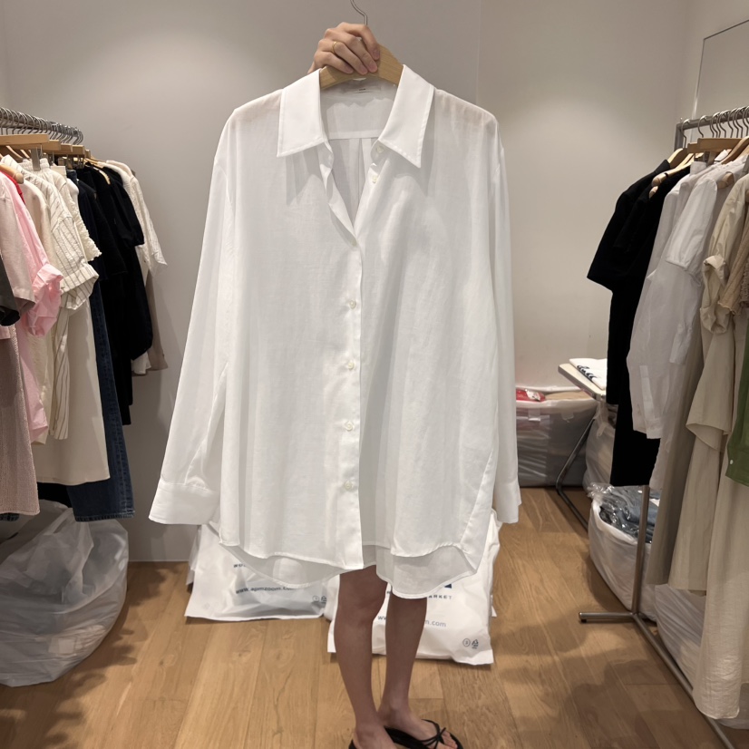 OUR-A東大門㊣實拍女裝新款25春夏人氣休閑推薦襯衫蕾絲衫OUR-A襯衫/蕾絲衫圖色3