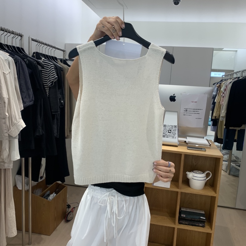 THE TARDUST韓國代購㊣女裝新款職業25春夏人氣推薦吊帶背心THE TARDUST吊帶/背心
