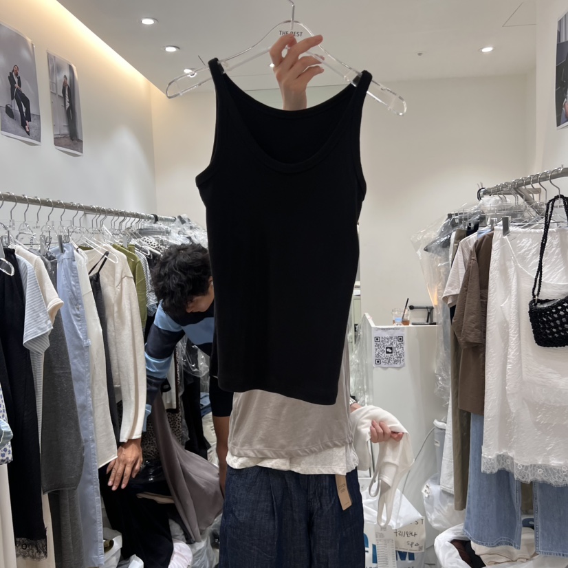 THE REST東大門㊣實拍女裝新款熱賣時尚真品25春夏吊帶背心THE REST/UNNOEUD吊帶/背心圖色4