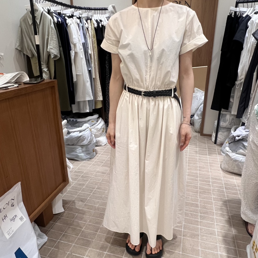 LOFN東大門㊣代購女裝新款人氣休閑時尚25春夏連衣裙不含腰帶LOFN連衣裙圖色2