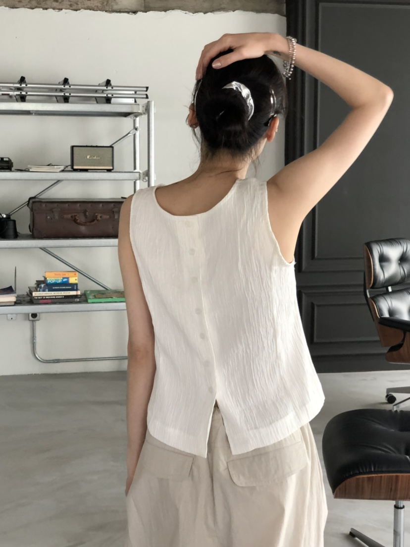 FOSET東大門㊣代購女裝新款25春夏職業休閑推薦人氣吊帶背心FOSET吊帶/背心