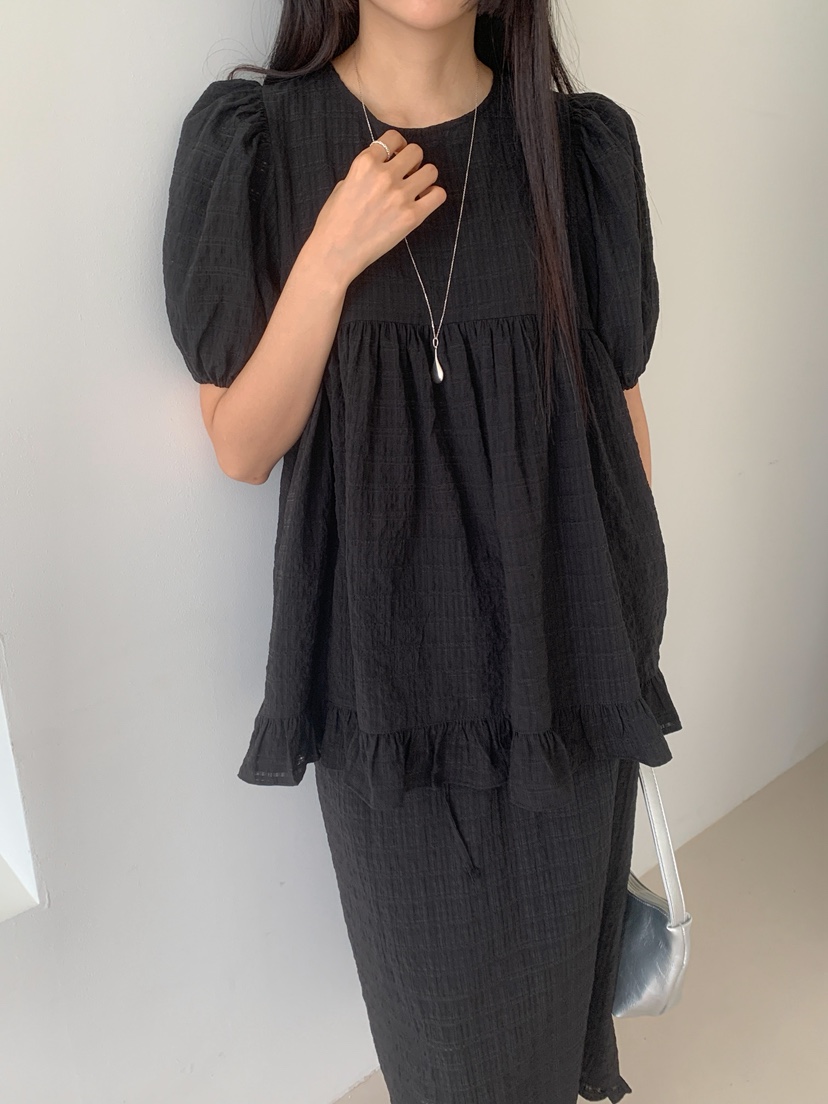 GOYOU東大門㊣實拍女士新品休閑25春夏人氣真品時尚襯衫蕾絲衫de goyou襯衫/蕾絲衫