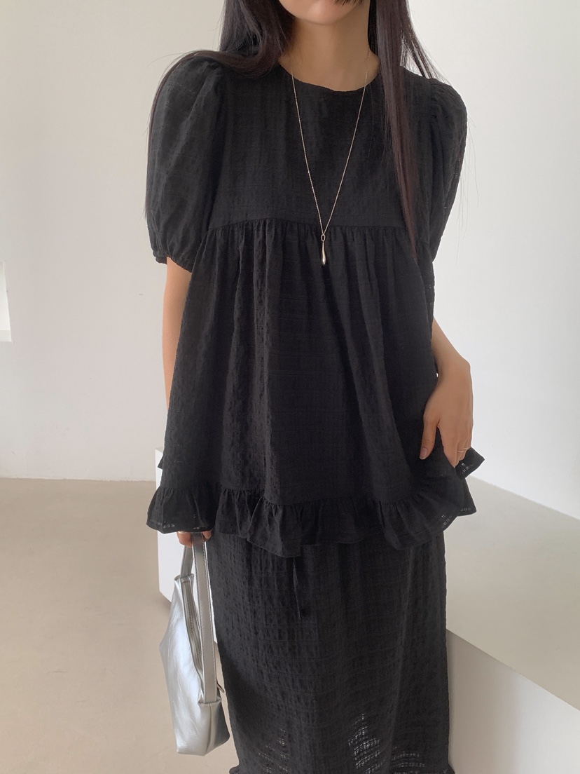 GOYOU東大門㊣實拍女士新品休閑25春夏人氣真品時尚襯衫蕾絲衫de goyou襯衫/蕾絲衫圖色2