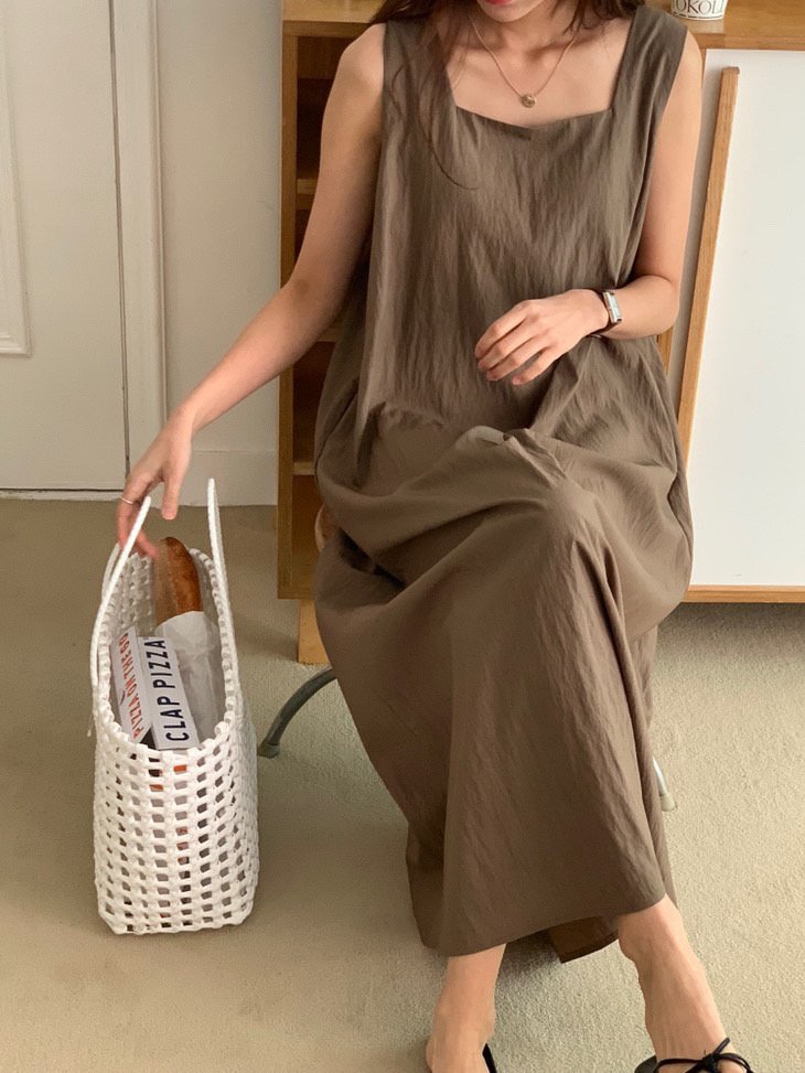 GOYOU東大門㊣實拍女裝新款熱賣時尚休閑人氣25春夏職業連衣裙de goyou連衣裙圖色2