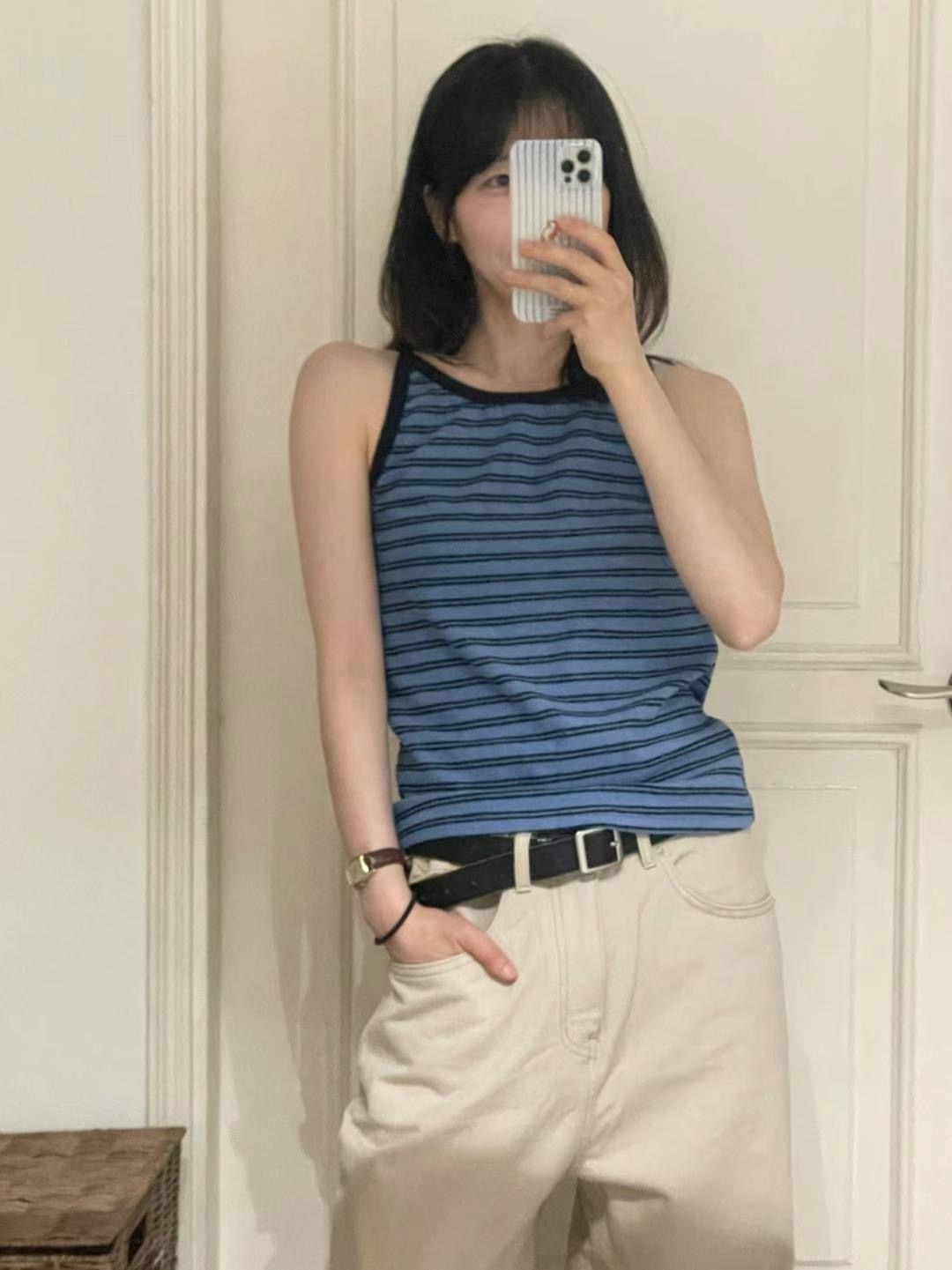 GAMGAK東大門㊣代購女士新品真品時尚人氣25春夏推薦吊帶背心GAMGAK吊帶/背心