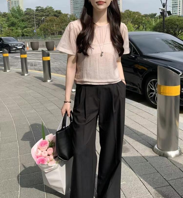 GAMGAK東大門㊣直郵女士新款推薦人氣熱賣25春夏休閑時尚套裝GAMGAK套裝圖色2