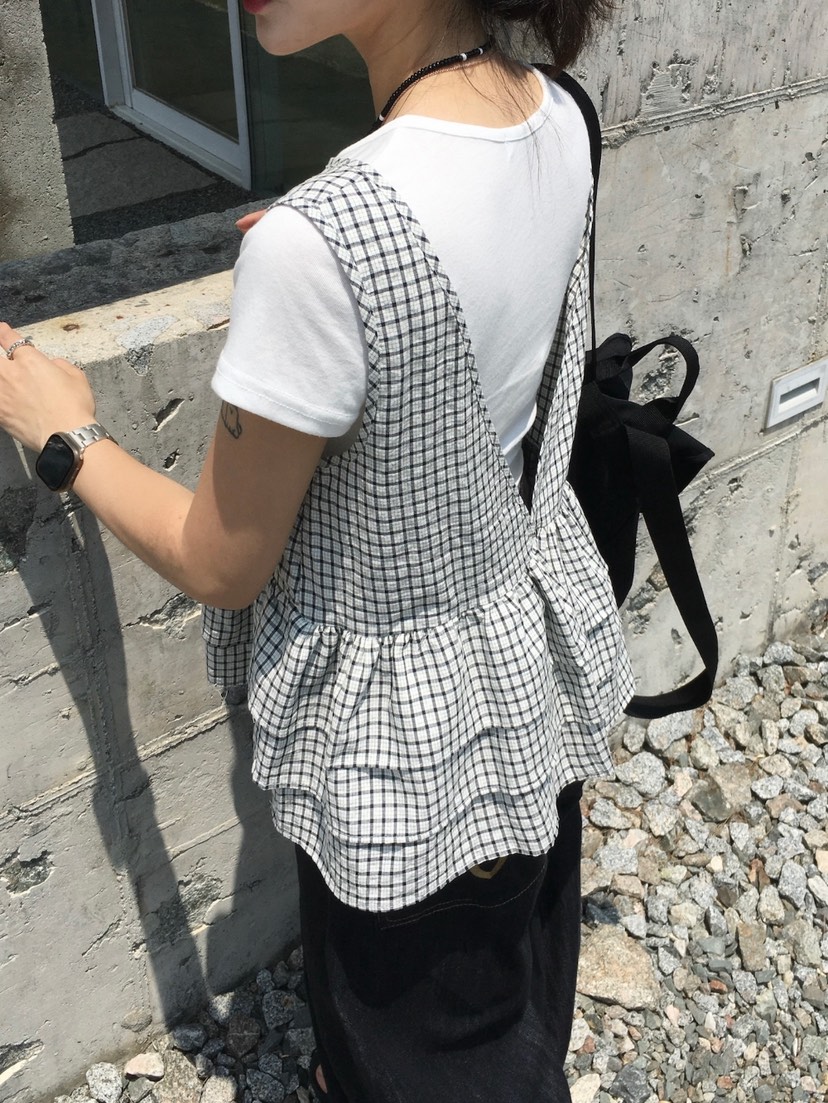 SHOTGUN韓國代購㊣女裝新品人氣真品25春夏熱賣職業吊帶背心SHOTGUN吊帶/背心