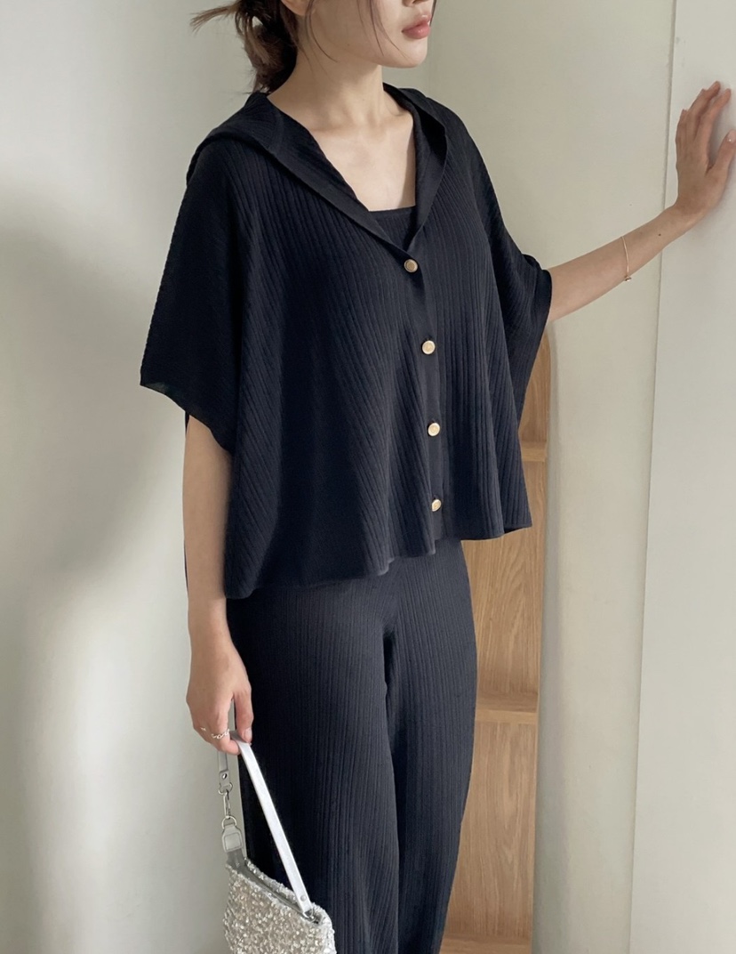 I BLLE東大門㊣實拍女士新品時尚人氣休閑25春夏襯衫蕾絲衫I BLLE襯衫/蕾絲衫