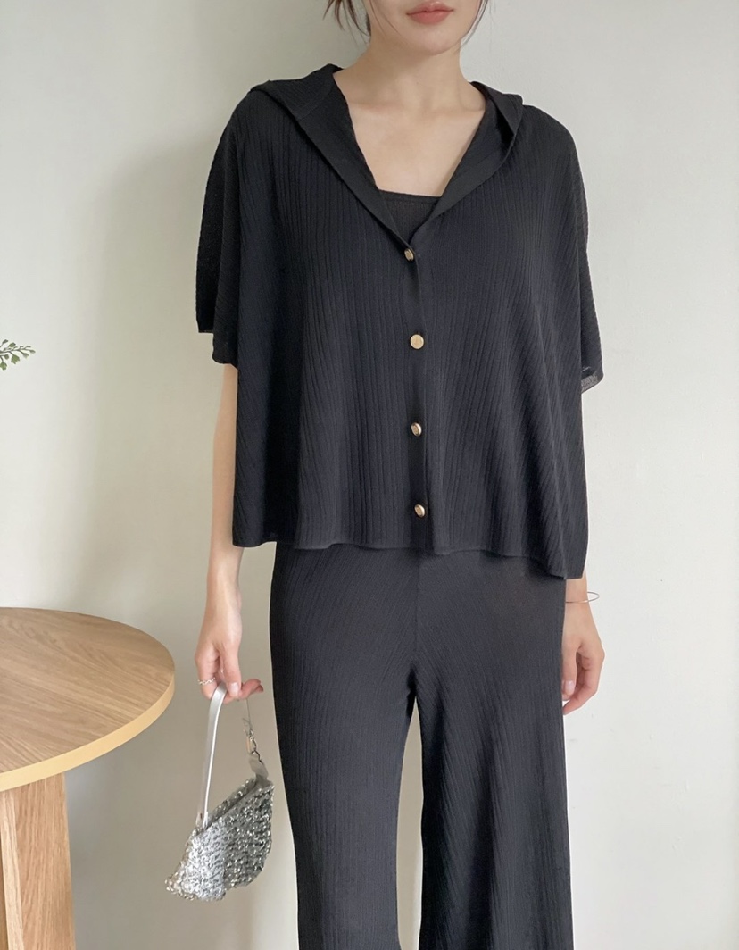 I BLLE東大門㊣實拍女士新品時尚人氣休閑25春夏襯衫蕾絲衫I BLLE襯衫/蕾絲衫