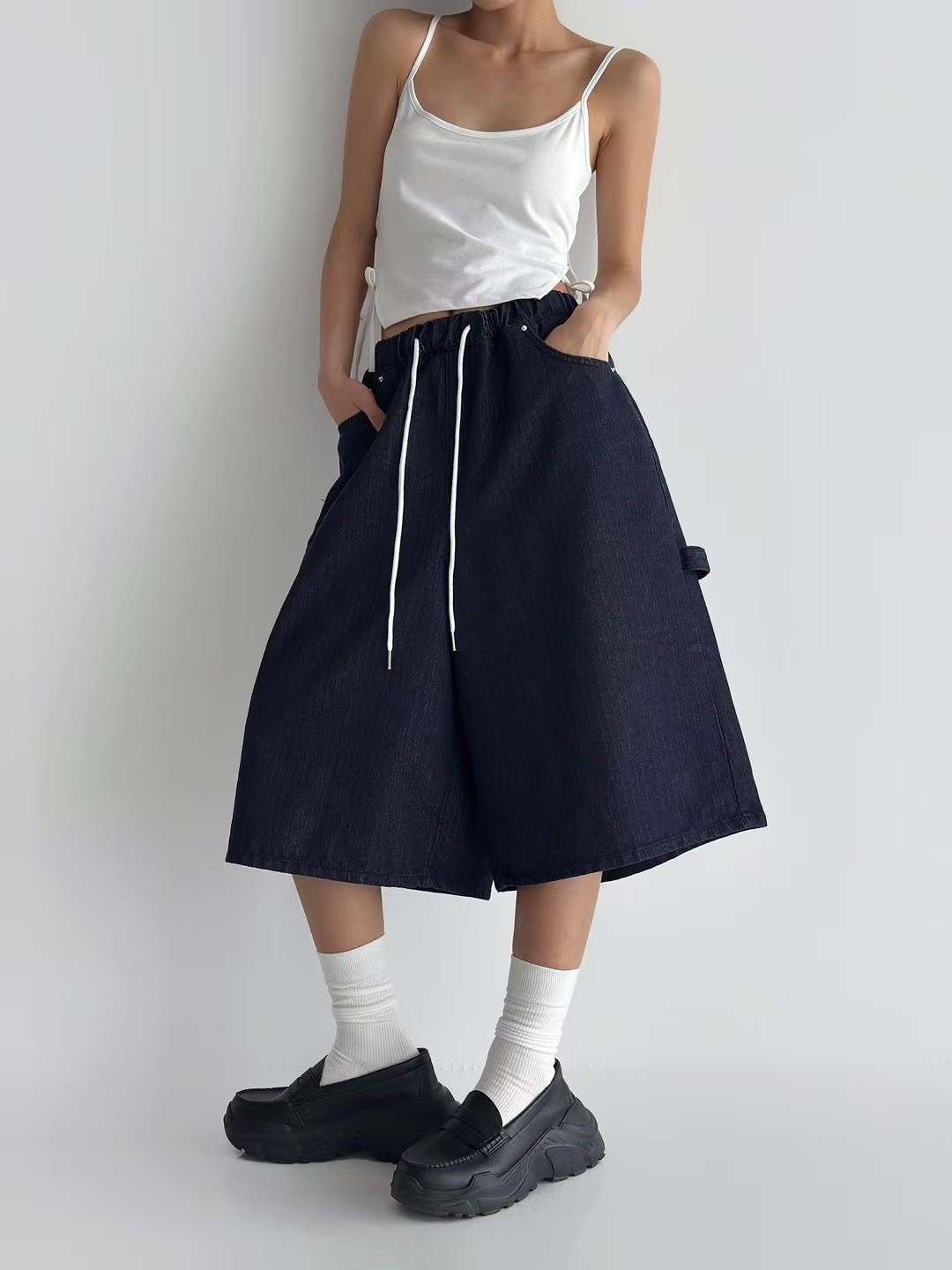 JJIM韓國代購㊣女裝新品職業休閑25春夏人氣推薦時尚熱賣短褲JJIM短褲