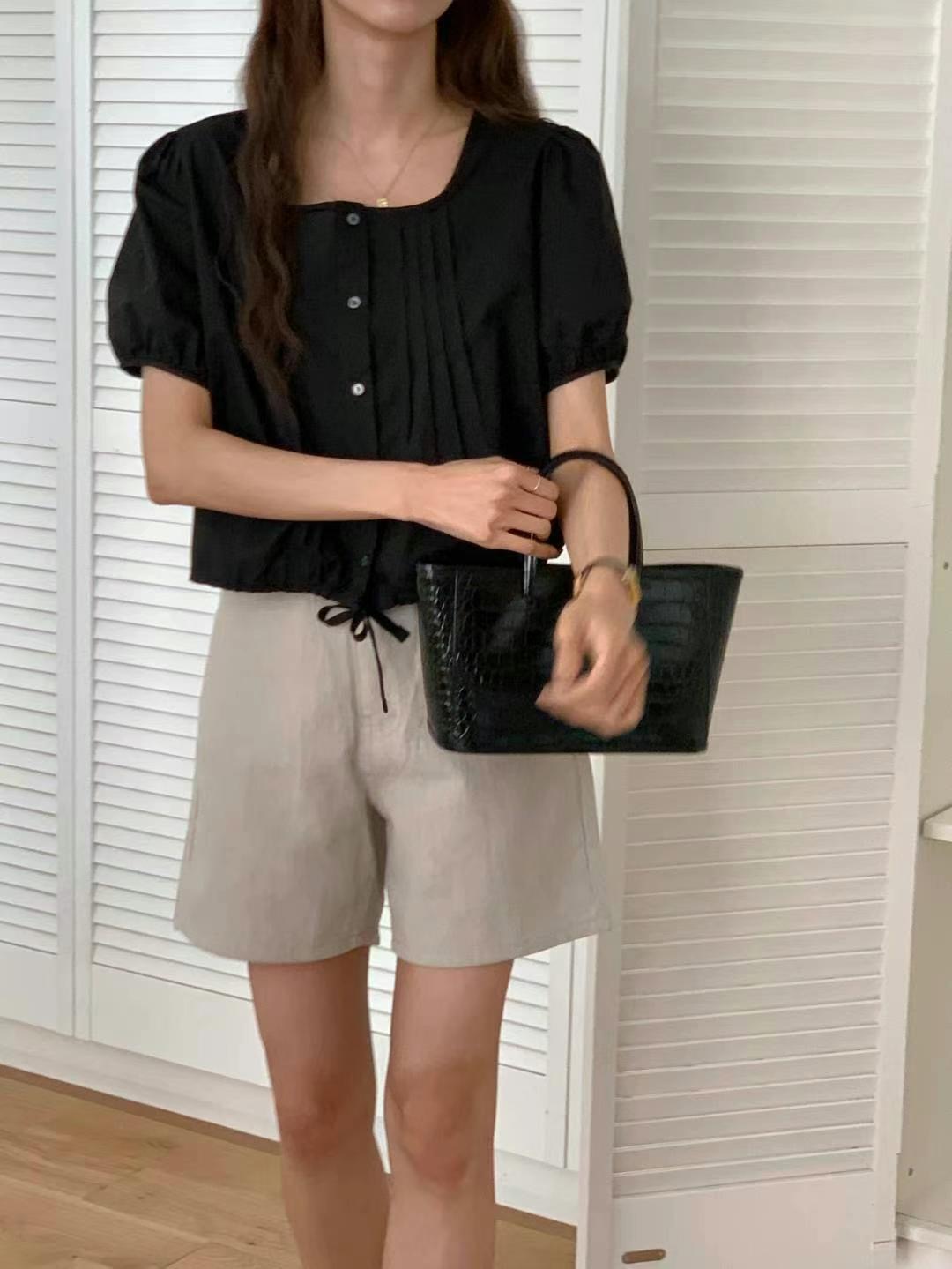 GAMGAK韓國直郵㊣女裝新款真品熱賣職業推薦人氣襯衫蕾絲衫GAMGAK襯衫/蕾絲衫