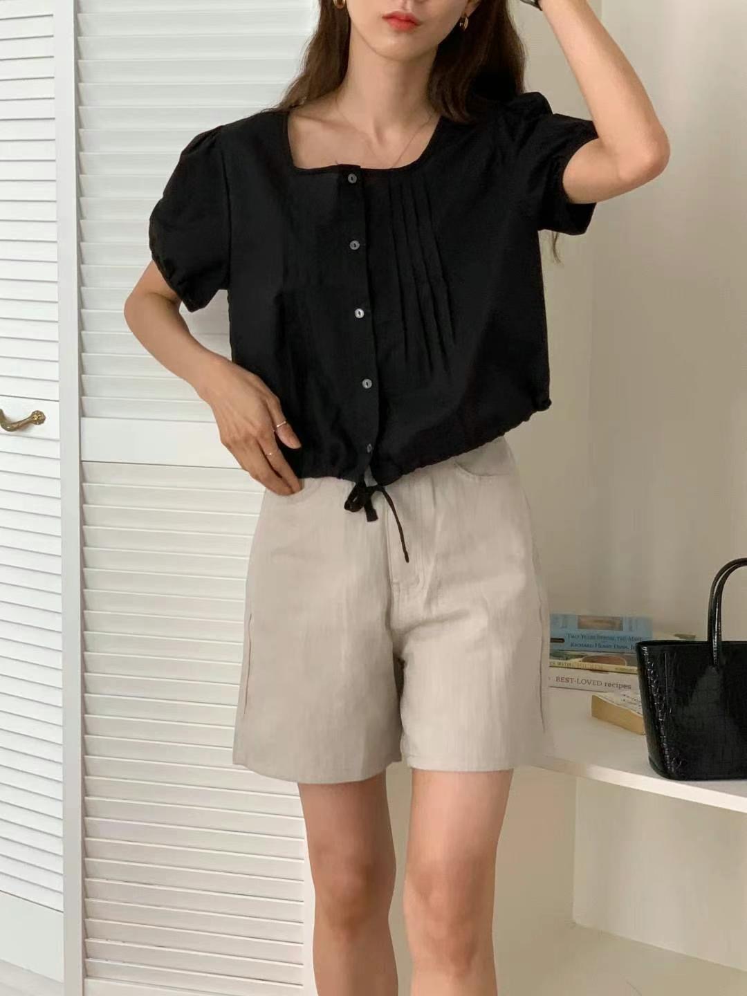GAMGAK韓國直郵㊣女裝新款真品熱賣職業推薦人氣襯衫蕾絲衫GAMGAK襯衫/蕾絲衫