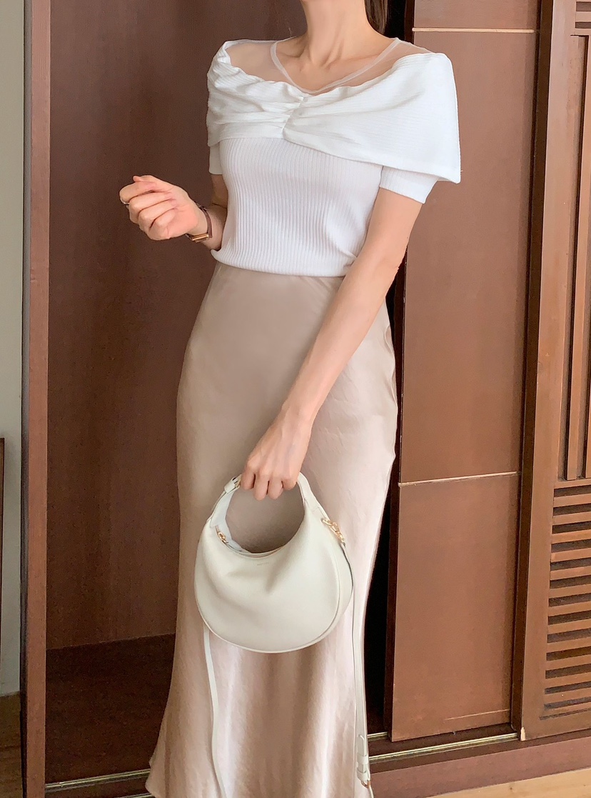 CRONG東大門㊣代購女裝新款推薦職業熱賣25春夏休閑襯衫蕾絲衫CRONG襯衫/蕾絲衫