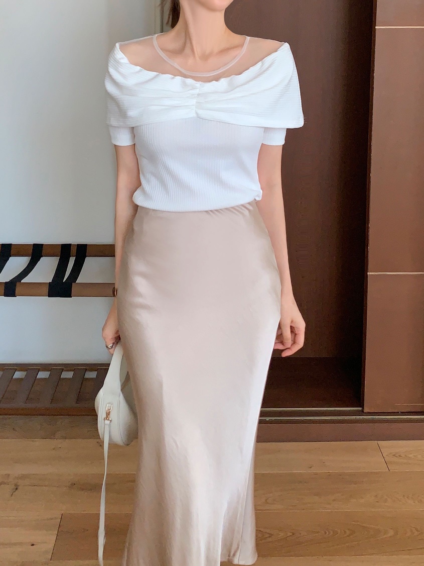 CRONG東大門㊣代購女裝新款推薦職業熱賣25春夏休閑襯衫蕾絲衫CRONG襯衫/蕾絲衫