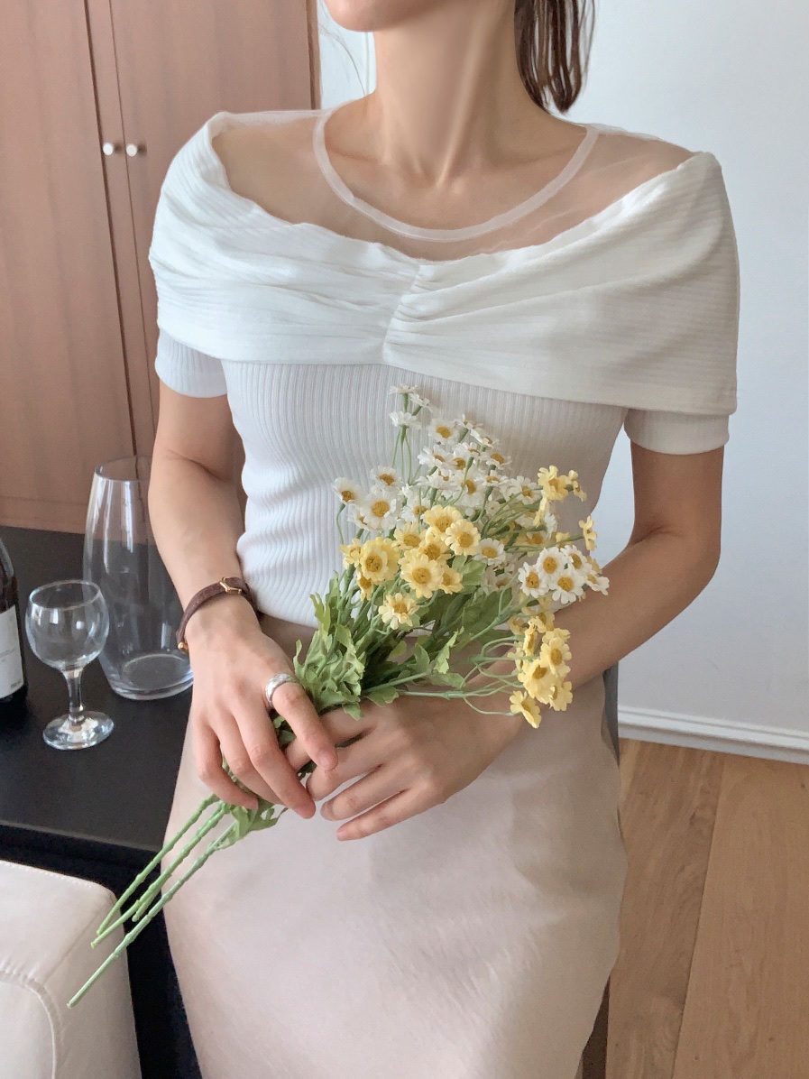 CRONG東大門㊣代購女裝新款推薦職業熱賣25春夏休閑襯衫蕾絲衫CRONG襯衫/蕾絲衫