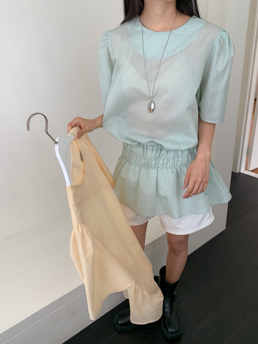 GOYOU韓國直郵㊣女裝新款25春夏熱賣職業休閑人氣襯衫蕾絲衫de goyou襯衫/蕾絲衫