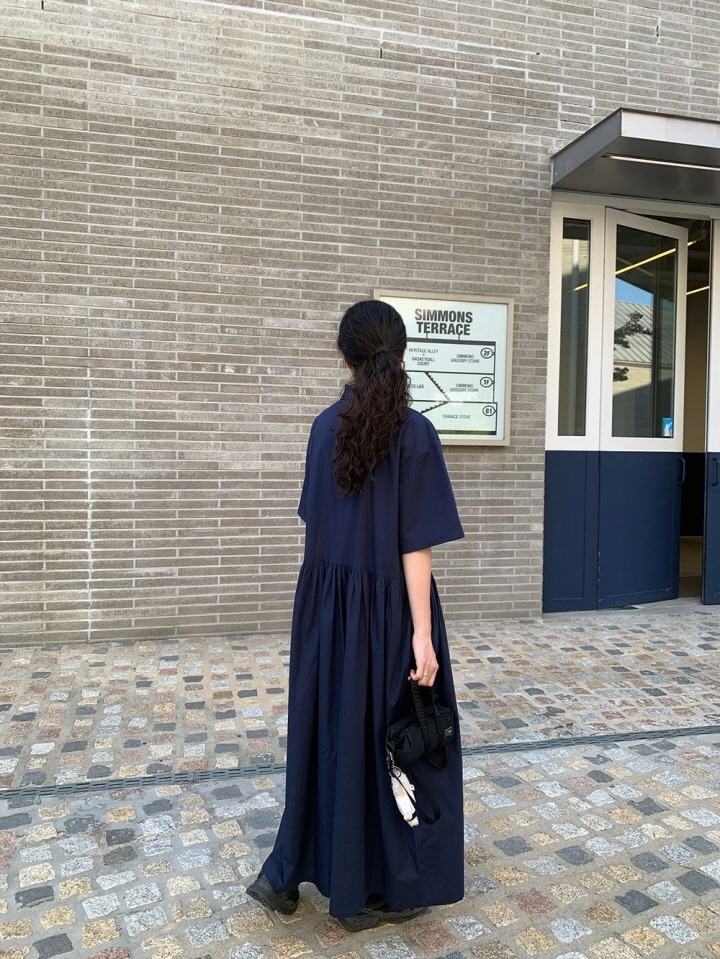 SHOTGUN韓國代購㊣女士新款25春夏推薦人氣熱賣職業休閑連衣裙SHOTGUN連衣裙