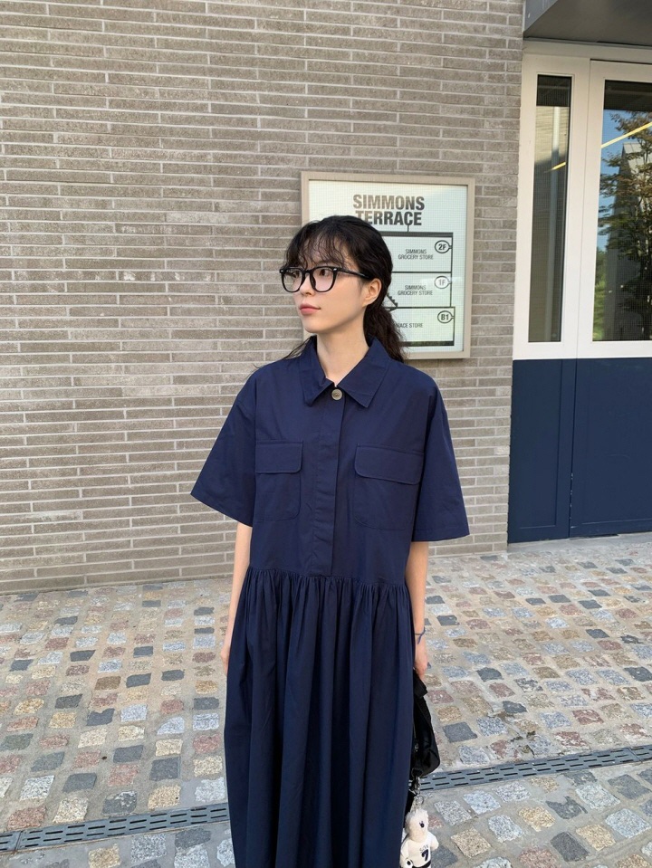 SHOTGUN韓國代購㊣女士新款25春夏推薦人氣熱賣職業休閑連衣裙SHOTGUN連衣裙